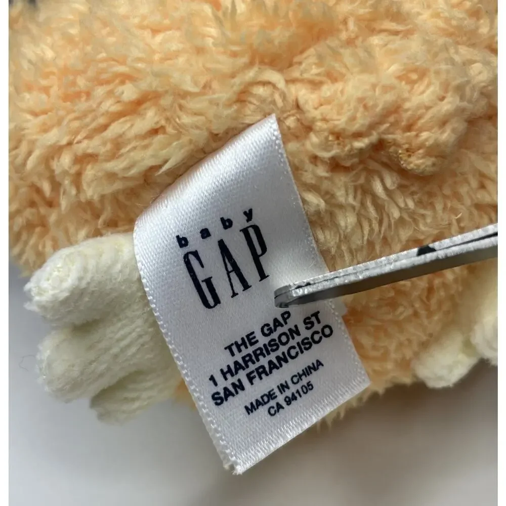 Vintage 2004 Baby GAP Penguin Plush Orange White Mini 5” Shaggy Terry Cloth Feet